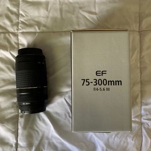 Canon 75-300mm lens